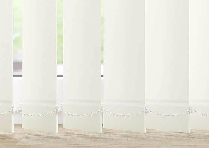 Sabari, Pristine White - Vertical Blind - Image 4